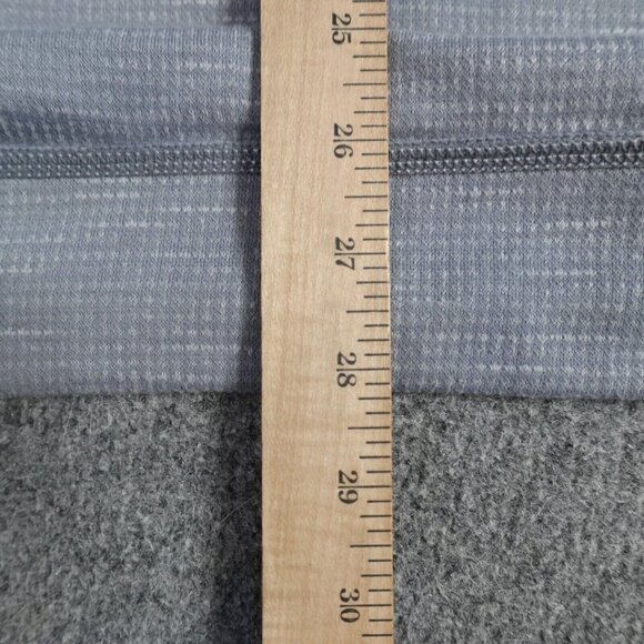 Tommy Bahama Pullover Shirt L Gray Long Sleeve 1/4 Zip Poly Cotton Reversible - Picture 8 of 12